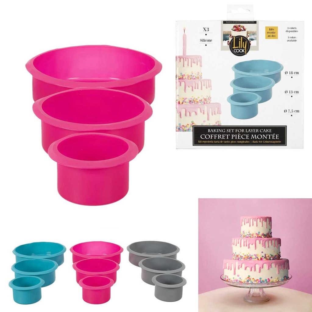 COFFRET PATISSERIE PIECE MONTEE ANNIVERSAIRE