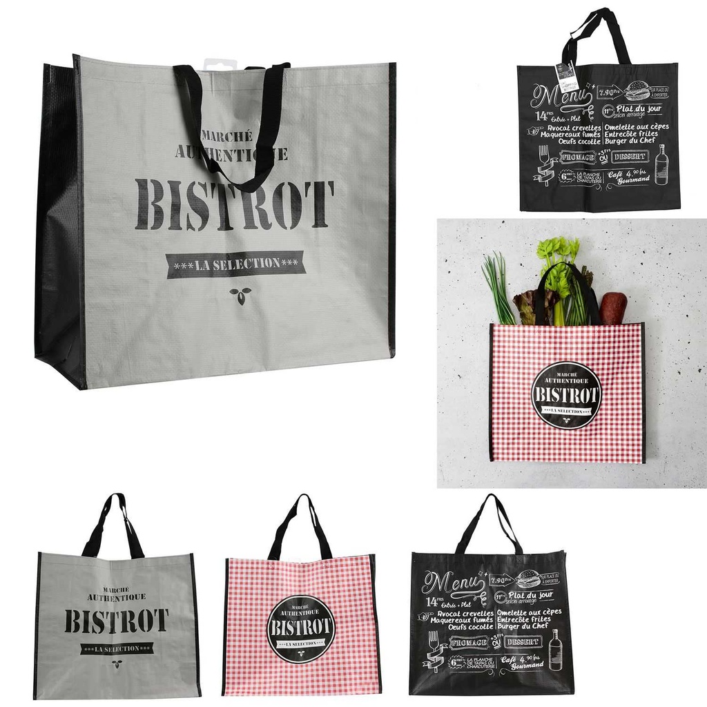 SAC SHOPPING BISTROT 40X45X20CM