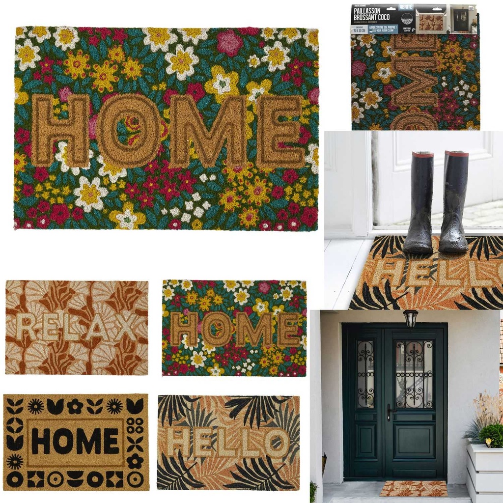 TAPIS BROSSANT COCO A MESSAGE 40X60CM