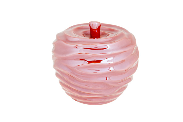 POMME VERANO CURLS ORANGE 7,2X7,2XH7,4CM  CÉRAMIQUE