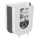 POUBELLE RÉTRACTABLE DE 8 LITRES BLANC/GRIS