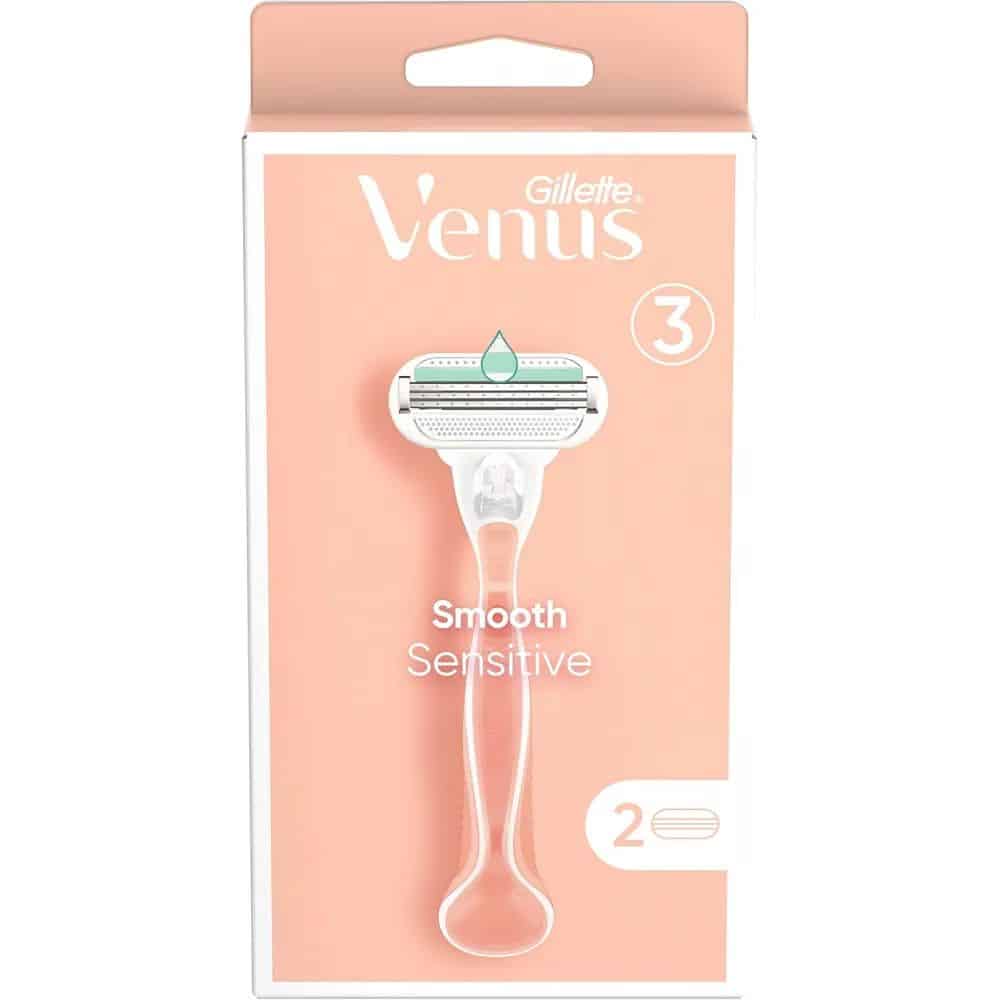 GILLETTE VENUS 3 SMOOTH SENSITIVE 2 LAMES FR.