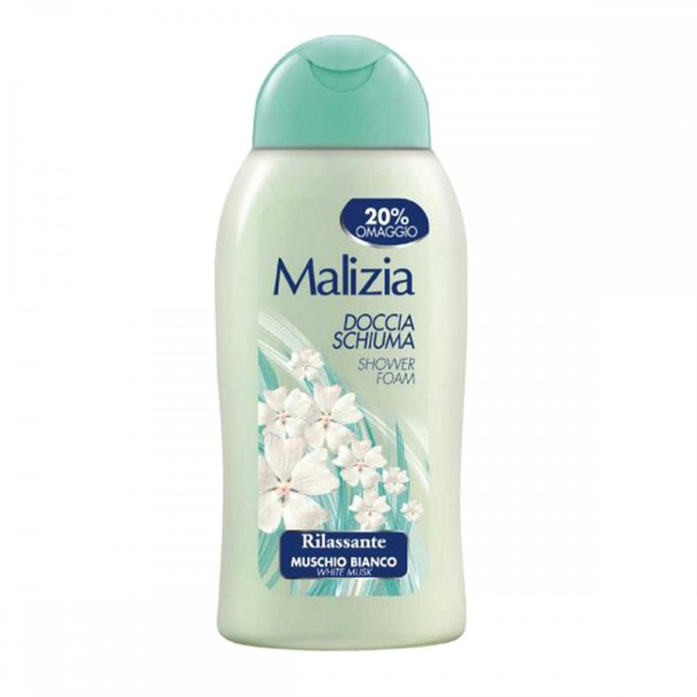 MALIZIA GEL DOUCHE 300ML MUSCHIO BIANCO