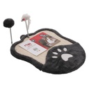 GRIFFOIR A CHAT AVEC 2 JOUETS ANTHRACITE 41X33X2CM