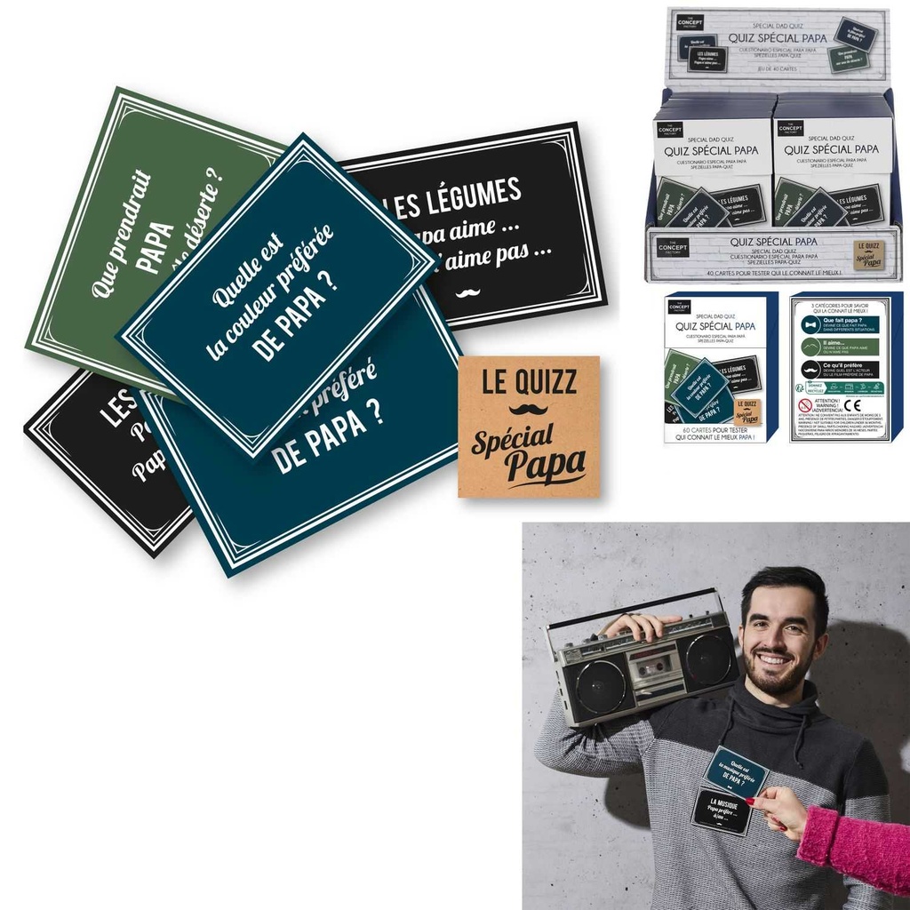 JEU QUIZZ DU MEILLEUR PAPA