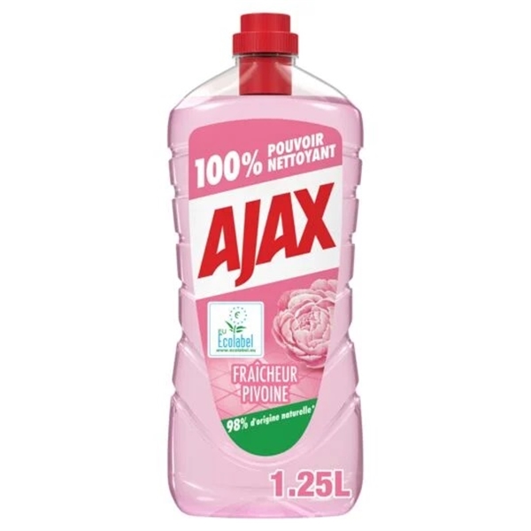 AJAX NETTOIE TOUT 1,25L FRAICHEUR PIVOINE