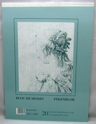 BLOC DE DESSIN - 27X36 - 20 FEUILLES