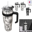 MUG DE TRANSPORT MIAMI NOIR & BLANC 1.2L