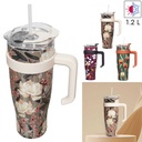 MUG DE TRANSPORT MIAMI MOTIF WINTER FLOWER 1.2L