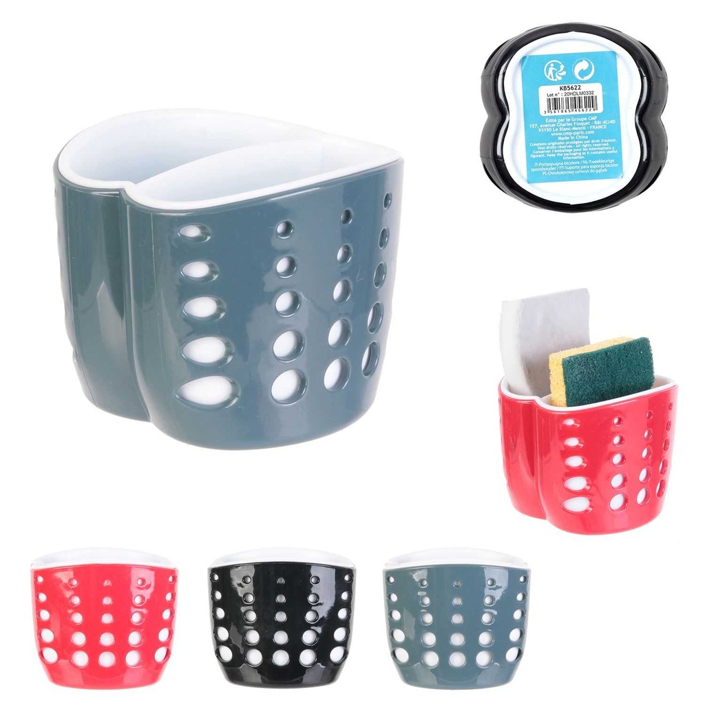 PORTE ÉPONGE BICOLORE