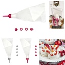 POCHE À DOUILLE AVEC 4 EMBOUTS EN PLASTIQUE