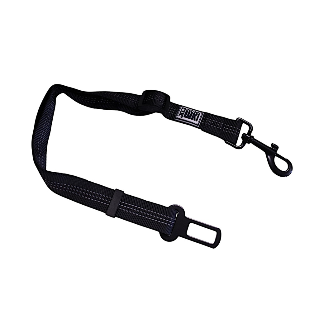 CEINTURE DE SÉCURITÉ RÉFLÉCHISSANTE NOIRE - TAILLE M - 2.5CMx50-80CM