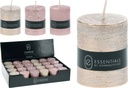 BOUGIE PILIER - 4X5CM - DISPONIBLES EN 3 COULEURS