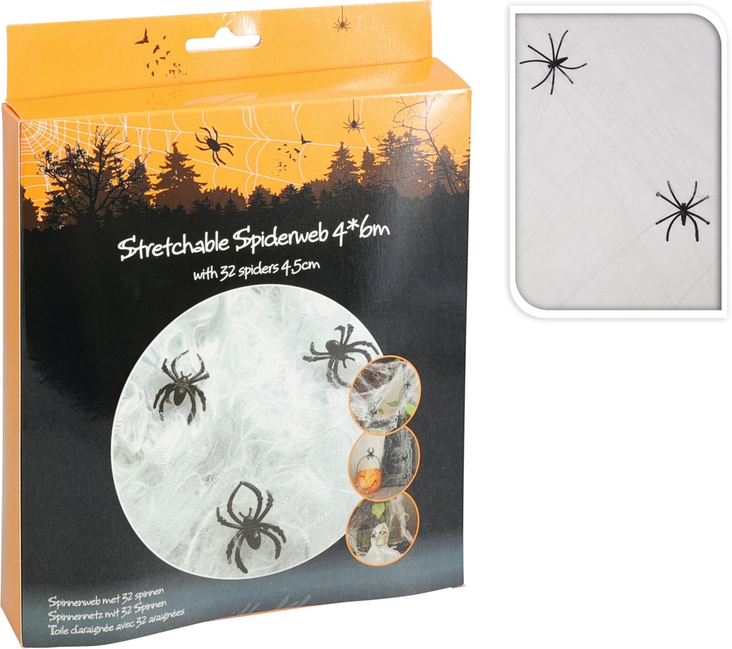 TOILE D'ARAIGNÉE ÉTIRABLE