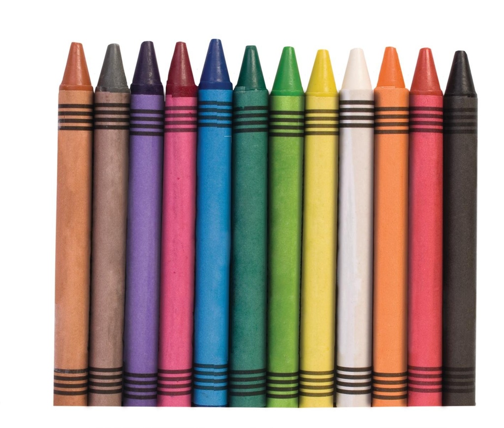 CRAYONS PASTELS - ASSORTIMENTS DE COULEURS - 12 PIÈCES