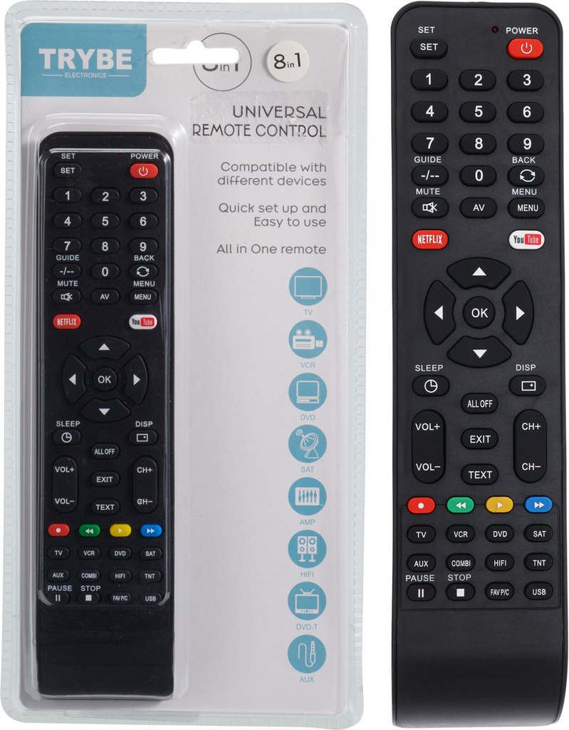 TÉLÉCOMMANDE UNIVERSELLE