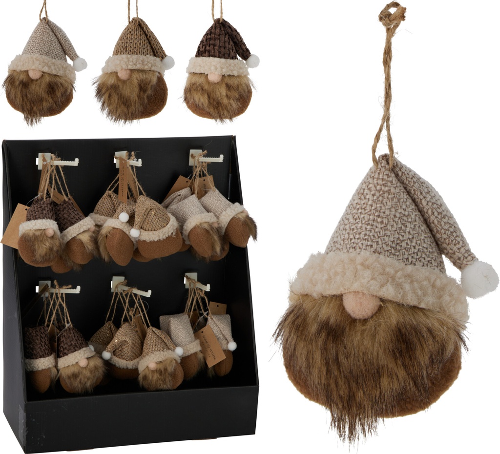 DÉCORATION À SUSPENDRE EN FORME DE GNOME - 3 MODÈLES DISPONIBLES