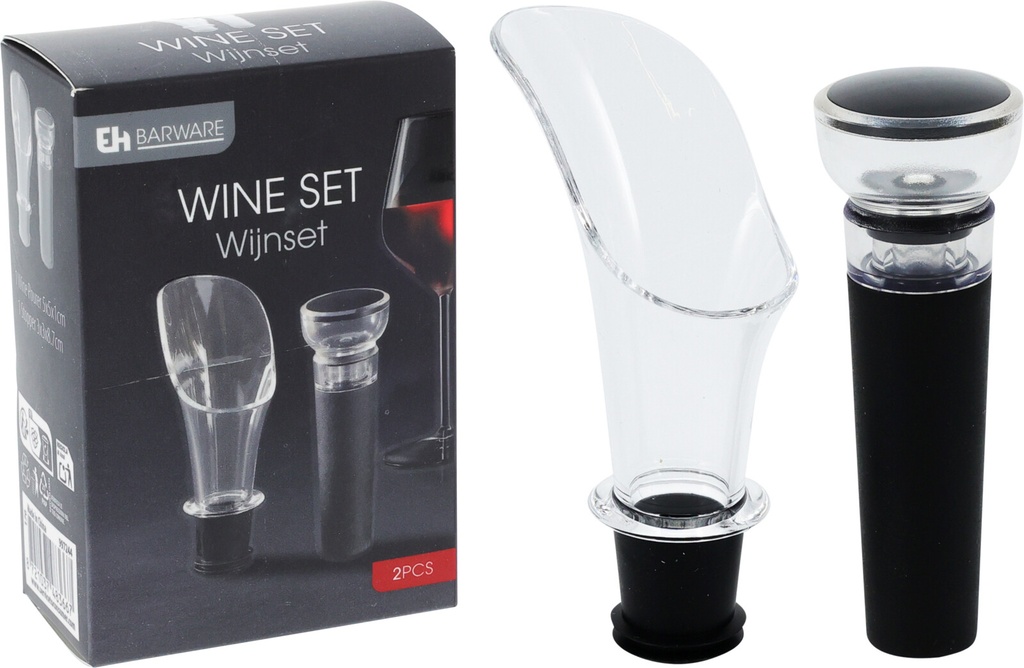 SERVICE À VIN - BOUCHON ET BEC VERSEUR