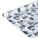PAPIER CADEAU TRADITION BLEU - 200X70CM