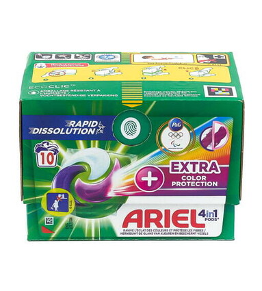 ARIEL PODS 4EN1 - EXTRA COLOR - 10 PODS
