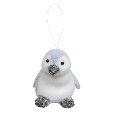 SUJET DE NOËL EN PLASITQUE PINGOUIN DEBOUT - H11CM