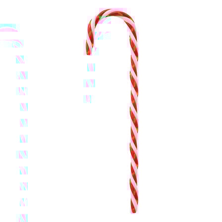 SUJET DE NOËL SUCRE D'ORGE EN ACRYLIQUE - 3 PIÈCES