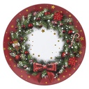 ASSIETTE DE PRÉSENTATION - MOTIF COURONNE - 33CM
