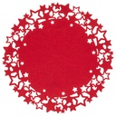 SET DE TABLE EN FORME D'ÉTOILE EN FEUTRINE - D38CM