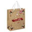SAC CADEAU EN PAPIER KRAFT - L26xP12,7xH32,4CM