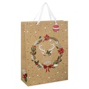 SAC CADEAU EN PAPIER KRAFT - L33xP15xH46CM