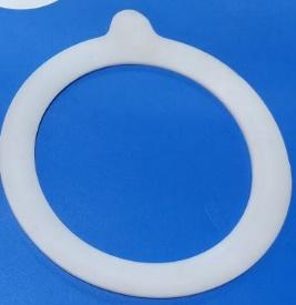 SET DE 6 JOINTS BLANCS EN SILICONE DIA. 9,5CM