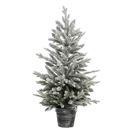 SAPIN FROSTY EN POT -  H100CM