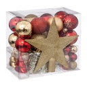 KIT BOULES DE NOËL - 44 PIÈCES - SOIR NOËL