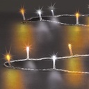 GUIRLANDE LUMINEUSE EXTÉRIEUR - 10M - COULEUR DU FIL BLANC - 100 LED - 8 FONCTIONS - TIMER - BLANC FROID BLANC CHAUD - SUR TRANSFORMATEUR