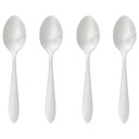 4 CUILLÈRES À CAFÉ EN INOX - NEVIS