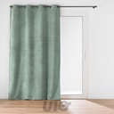 RIDEAU À OEILLETS 140 x 240 CM FLANELLE RELIEF UNIE FLANELA CÈDRE