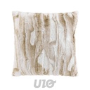 COUSSIN DÉHOUSSABLE 45 x 45 CM IMITATION FOURRURE/VELOURS CHEYENNE