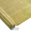 NAPPE DÉCORÉE ET CHROMÉE - 1,18x5M - COULEUR OR