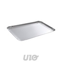 SET DE 3 PLATEAUX RECTANGLE - 29x39CM - COULEUR ARGENT