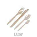 MÉNAGÈRE COMPOSÉE DE 6 FOURCHETTES + 6 COUTEAUX + 6 CUILLERES + 6 PETITES CUILLERES - COULEUR OR