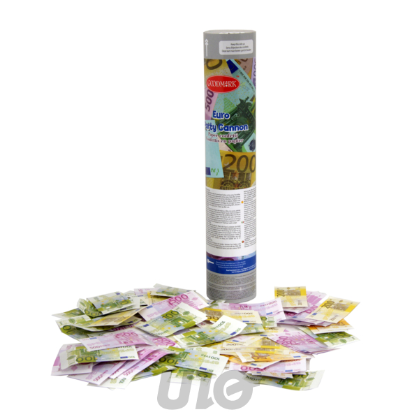 CANON À CONFETTIS BILLETS DE BANQUE EN PAPIER 27.5CM