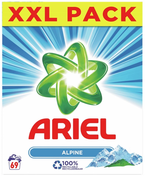 ARIEL POUDRE À LESSIVER - 69D - 4,485KG  ALPINE