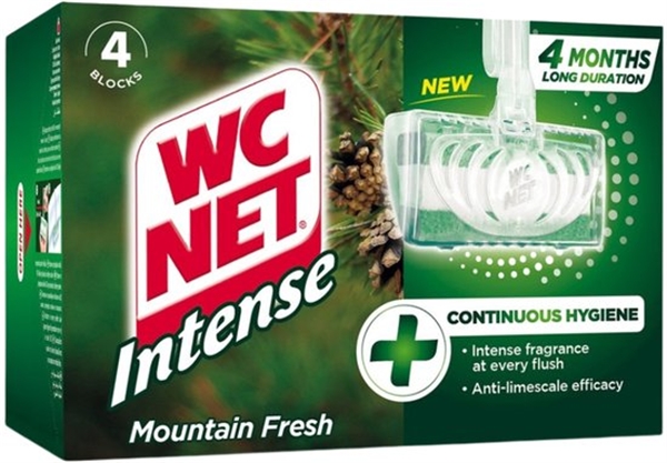 WC NET BLOC WC - MOUNTAIN FRESH INTENSE - 4 PIÈCES