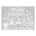 Décoration pour vitre - Gnomes - 40x28.5cm