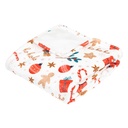 Plaid à motif Bonhomme en Pain d'épice - 130x180cm