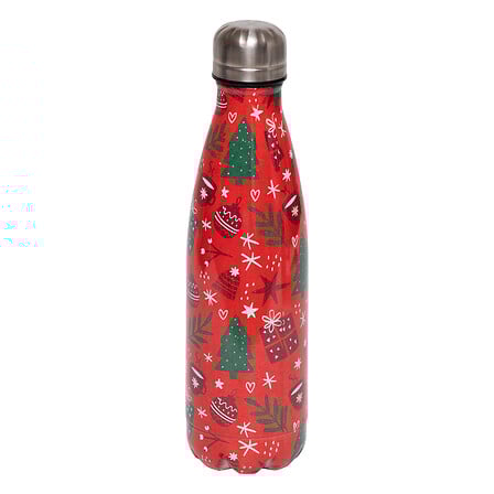 Bouteille isolante - 0.5L - Motif de Noël - 2 modèles disponibles