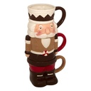 Ensemble de 3 mugs en forme de casse-noisette