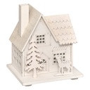 Décoration Intérieure Maison Lumineuse 1 LED - H11cm - Blanc - 2 modèles disponibles