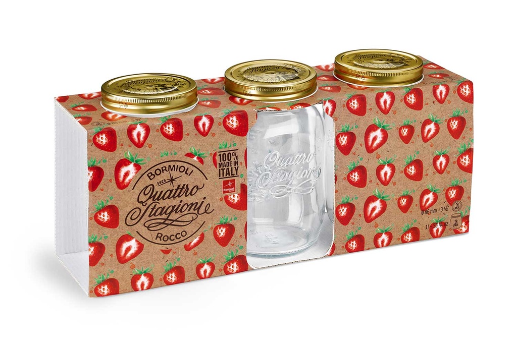 QUATTRO STAGIONI - 3 BOCAUX DE 1L