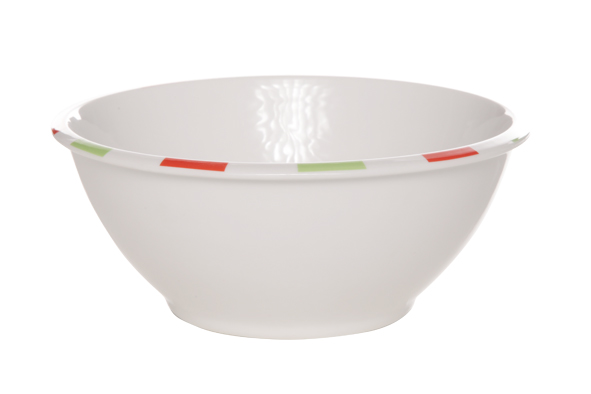 BOL À PÂTES AVEC DRAPEAU ITALIEN - D20XH8CM